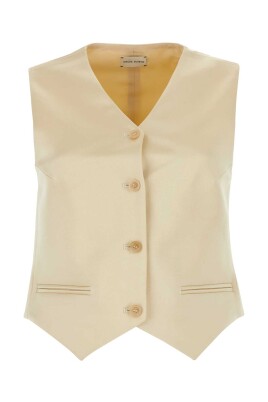 cream-cotton-blend-vest-for-women