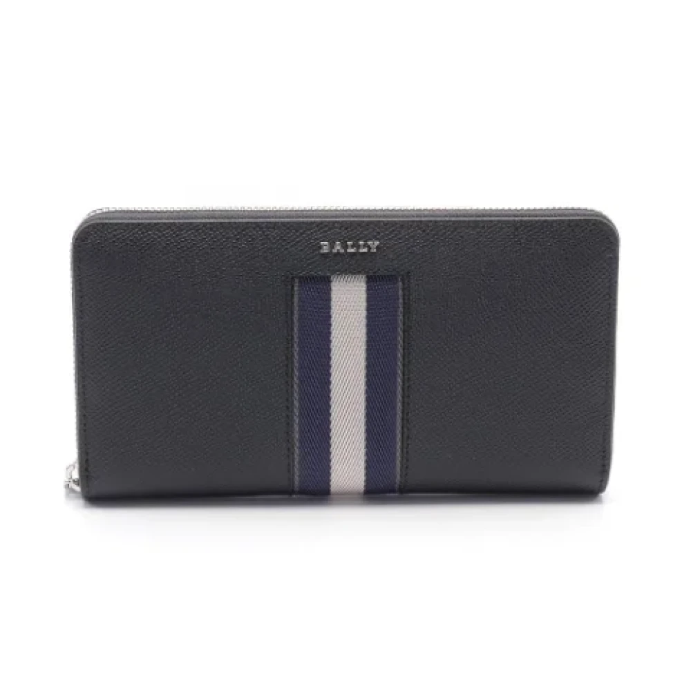 Bally Pre-owned Leather wallets Black Heren