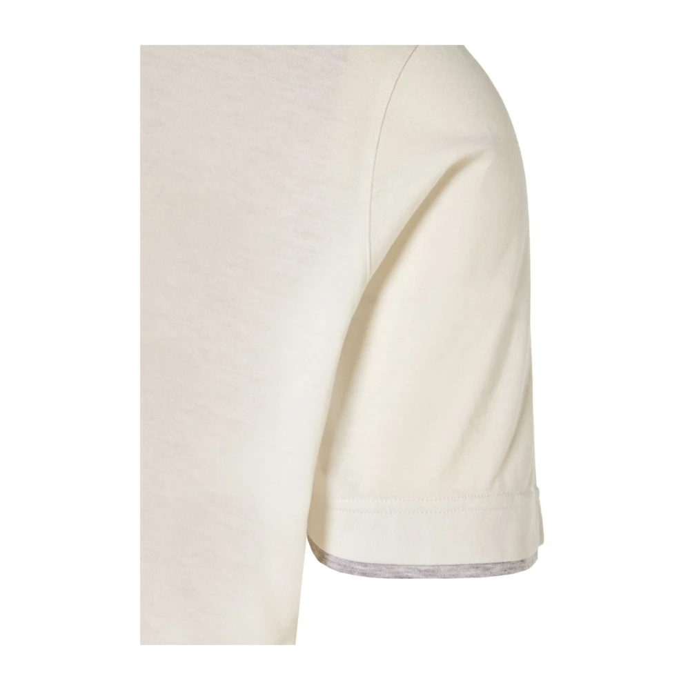 Barba Witte Stijlvolle Lichtgewicht T-shirt White Heren