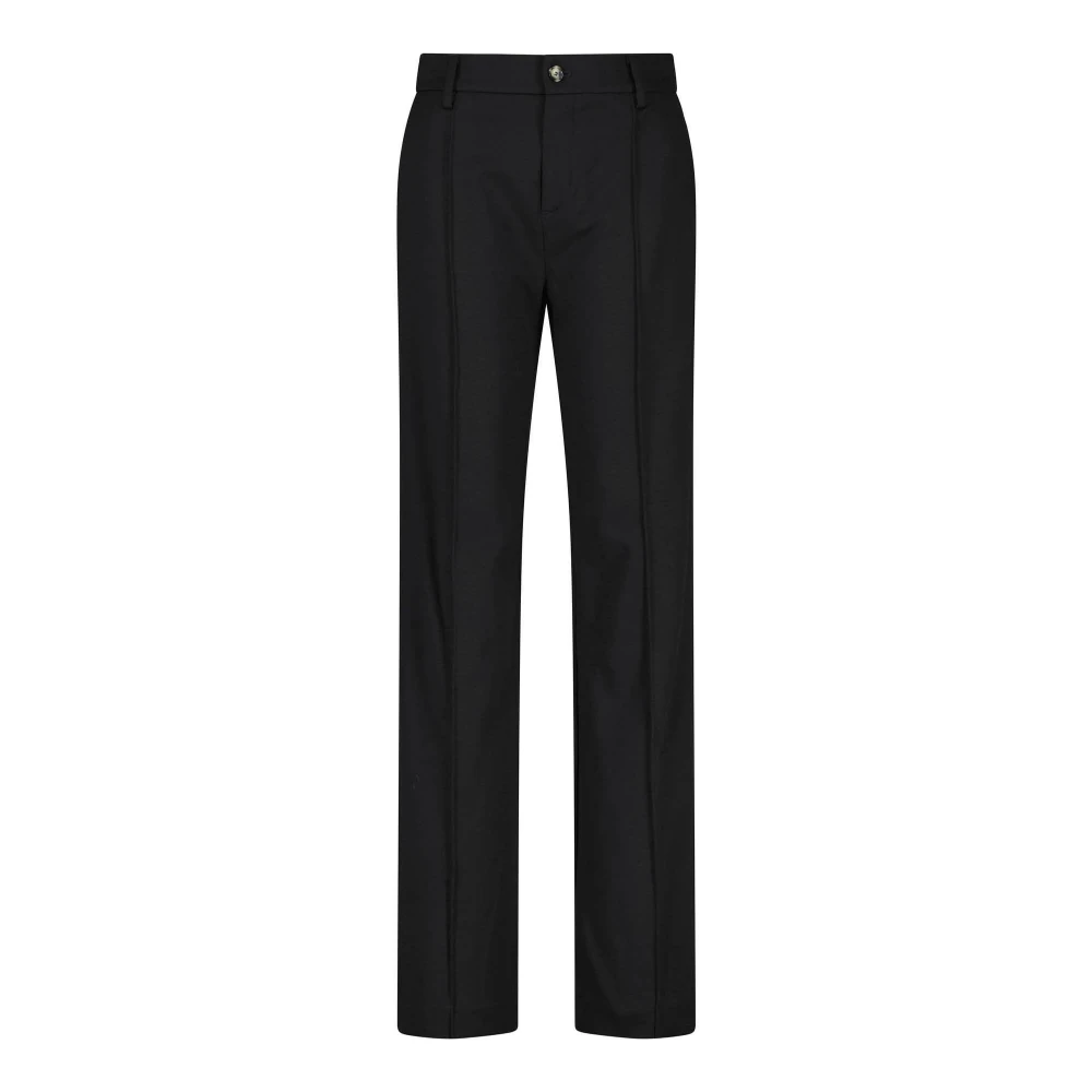 Mason's Moderne gestikte broek Black Dames