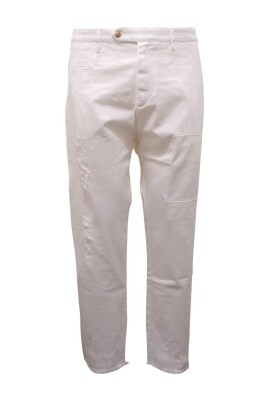 white-model-trousers