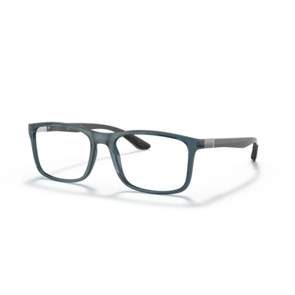 Ray - Ban Unisex Transparent Ray - Ban Rx8908 5719 Optical Frames Nylon Blue Squared Normal - Image 6
