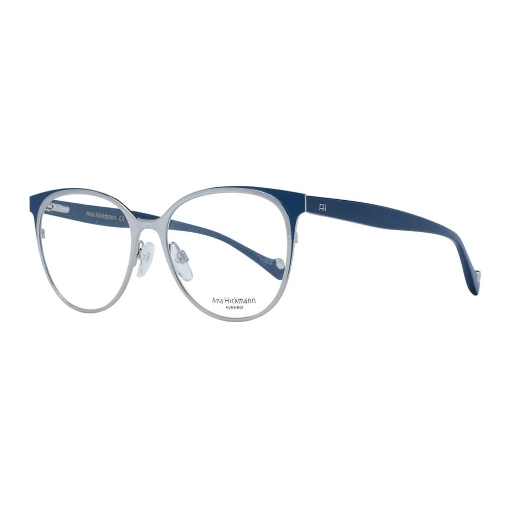 Ana Hickmann Blauwe Metalen Vlinder Optische Frames Blue Dames
