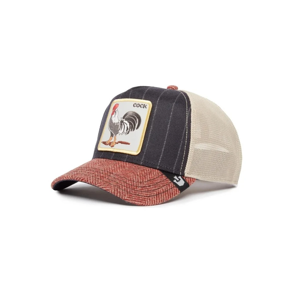 Goorin Bros Gestreepte haan truckerpet Multicolor Heren