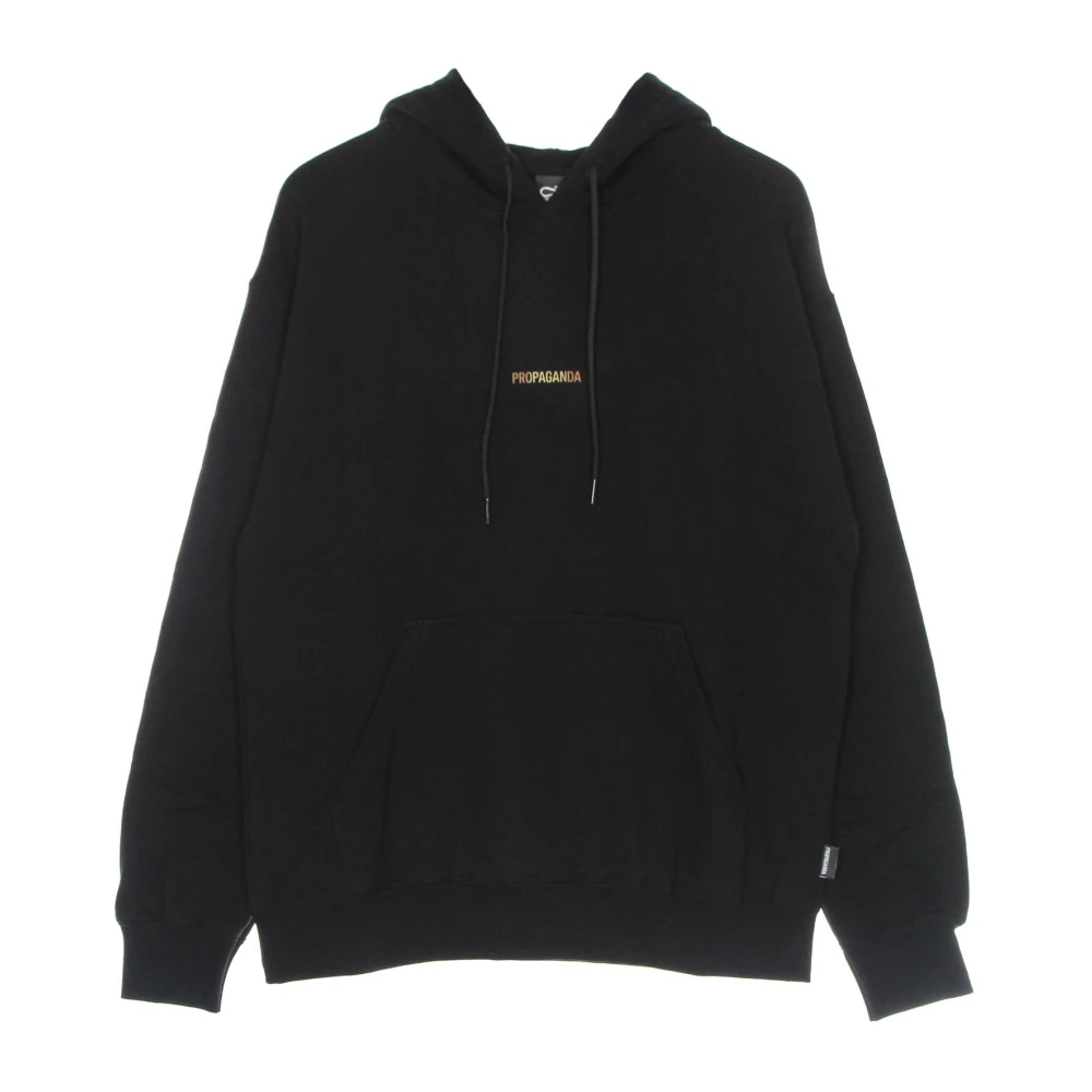 Propaganda Zwart Goud Metalen Hoodie Lange Mouw Black Heren