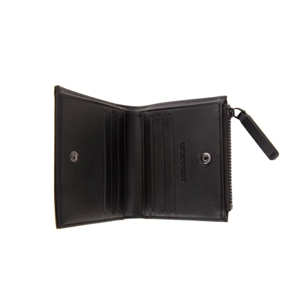 Armani Zwarte portemonnee met rode band Black Heren