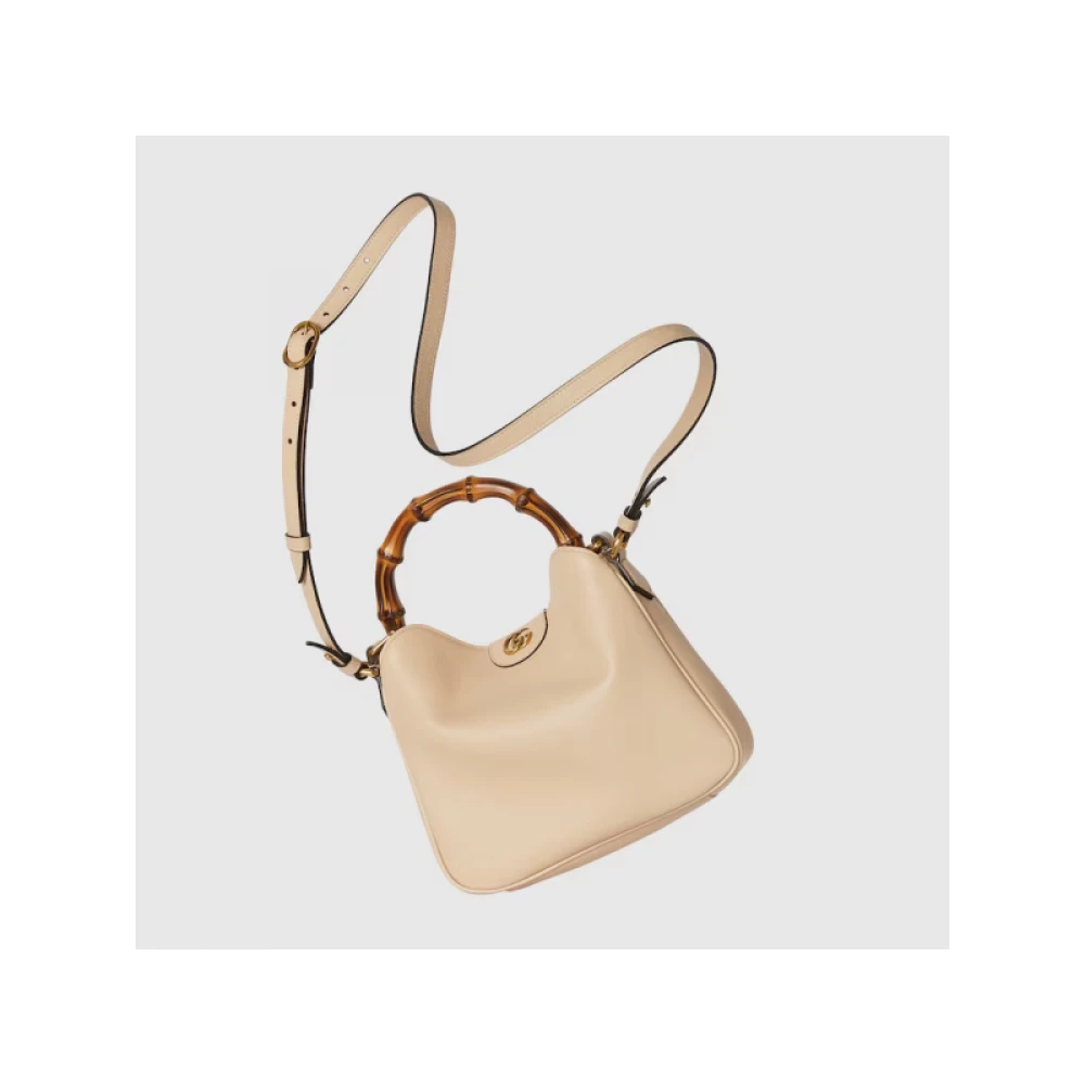Gucci Diana Leren Schoudertas Pink Dames