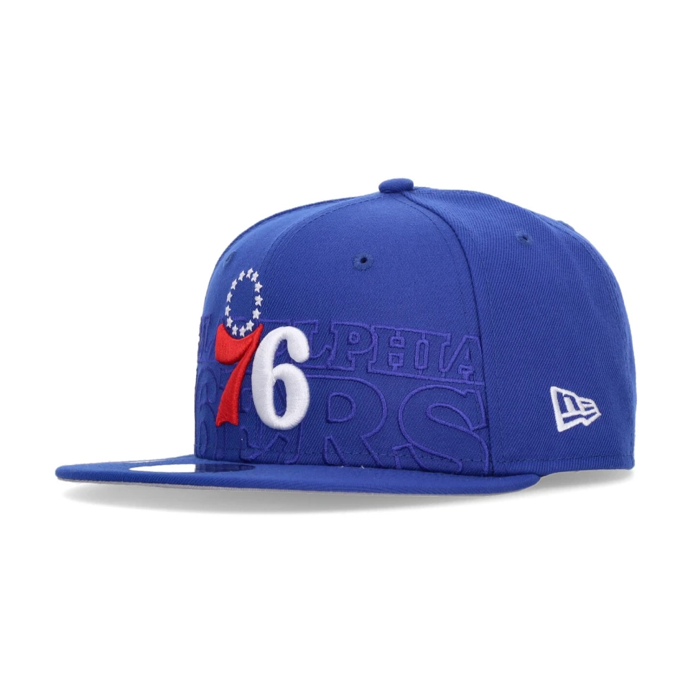 New Era Men's Blue Nba Draft Curved Visor Cap - Team Colors