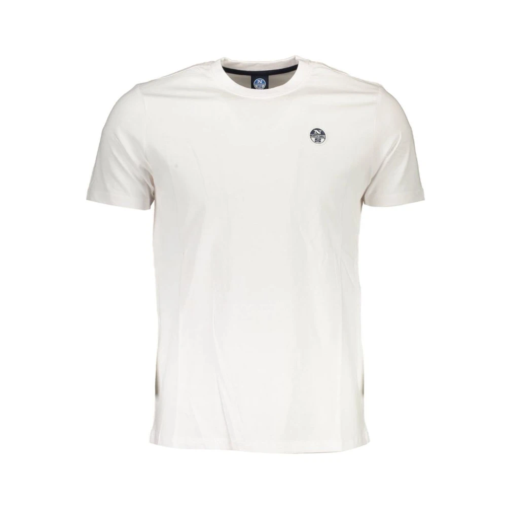 North Sails Men's White T-Shirts, 3XL, Cotton T-Shirt