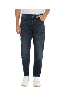Stone Washed Denim Jeans med Stretch