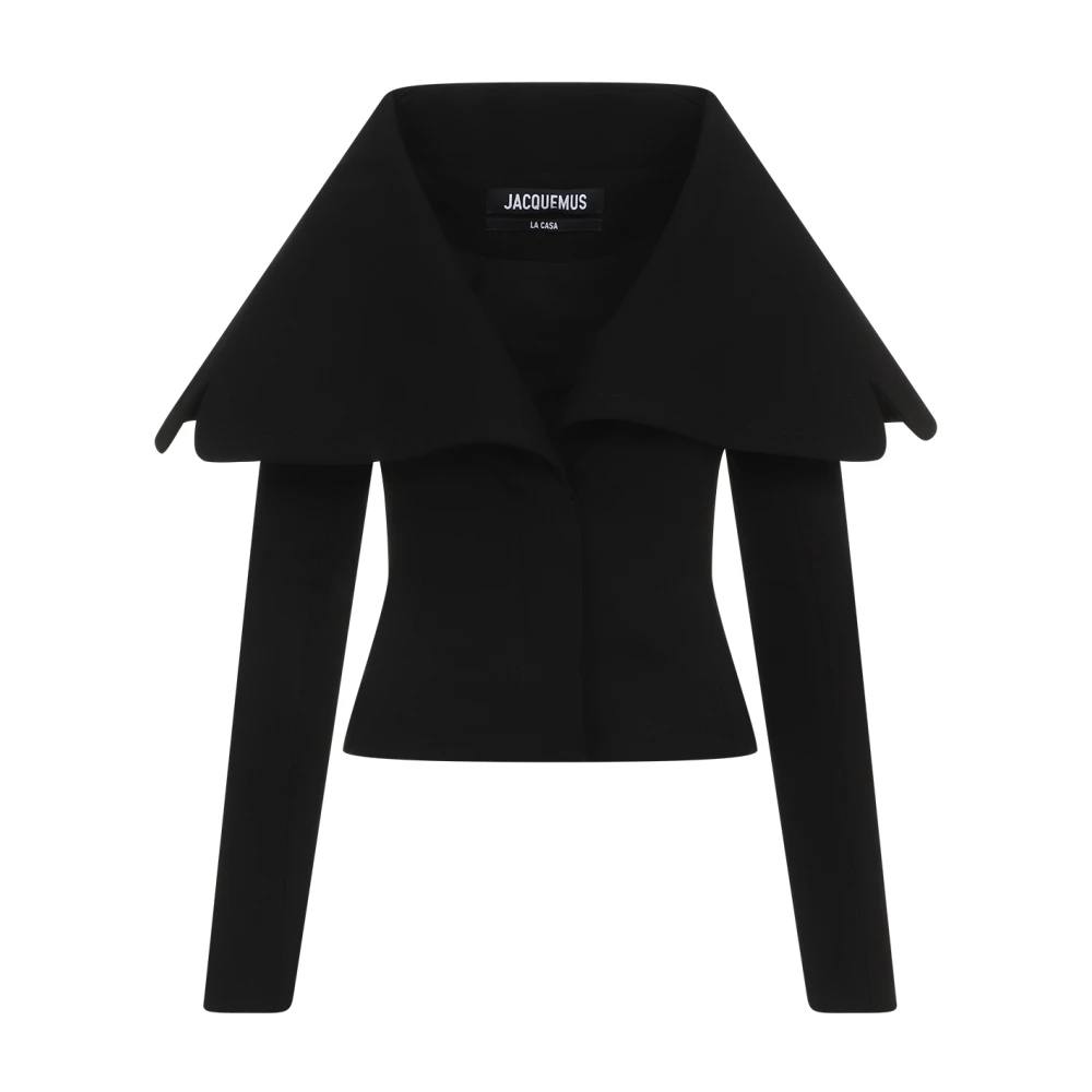 Jacquemus Zwarte Jas voor Vrouwen Aw24 Black Dames