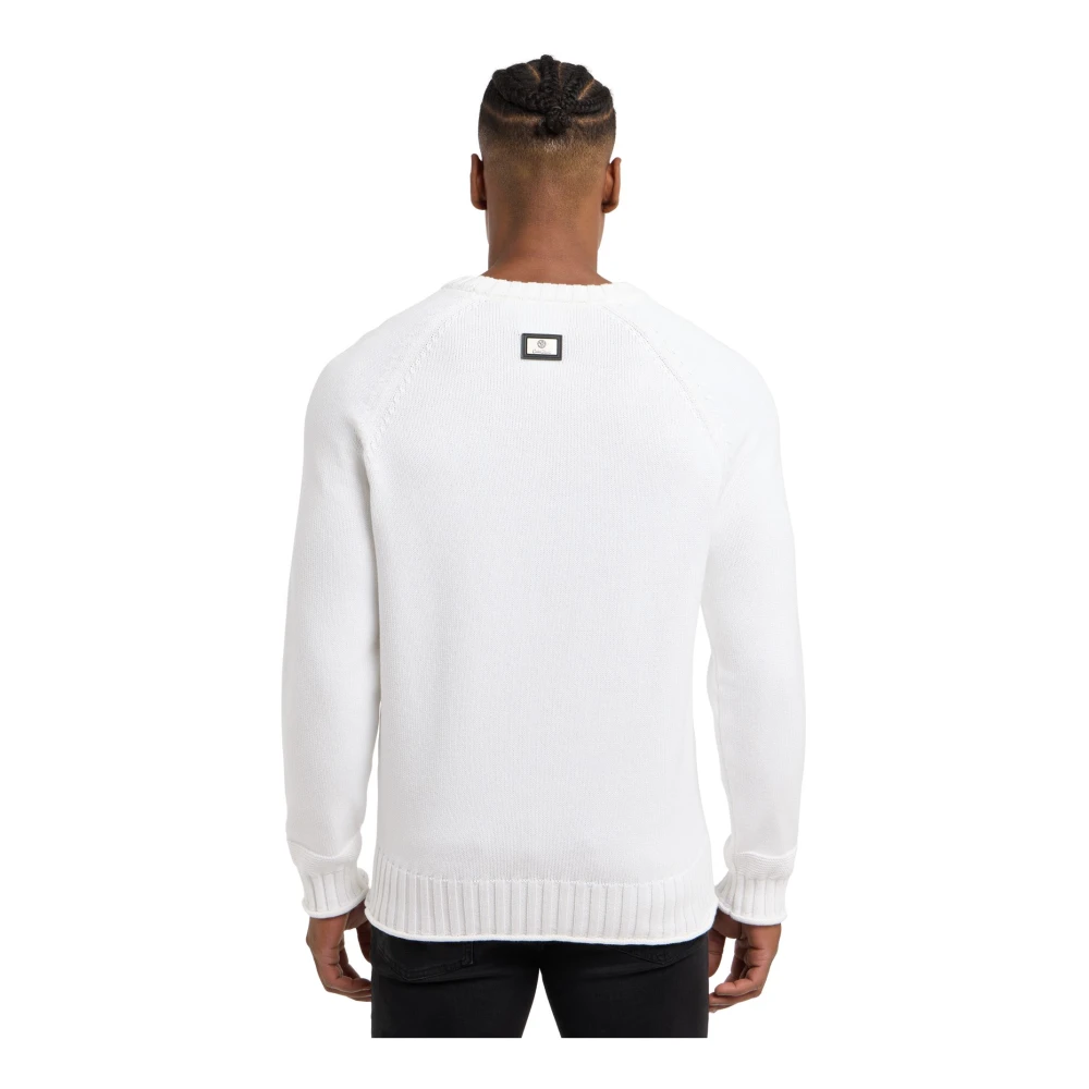 carlo colucci Stijlvolle Gebreide Trui White Heren