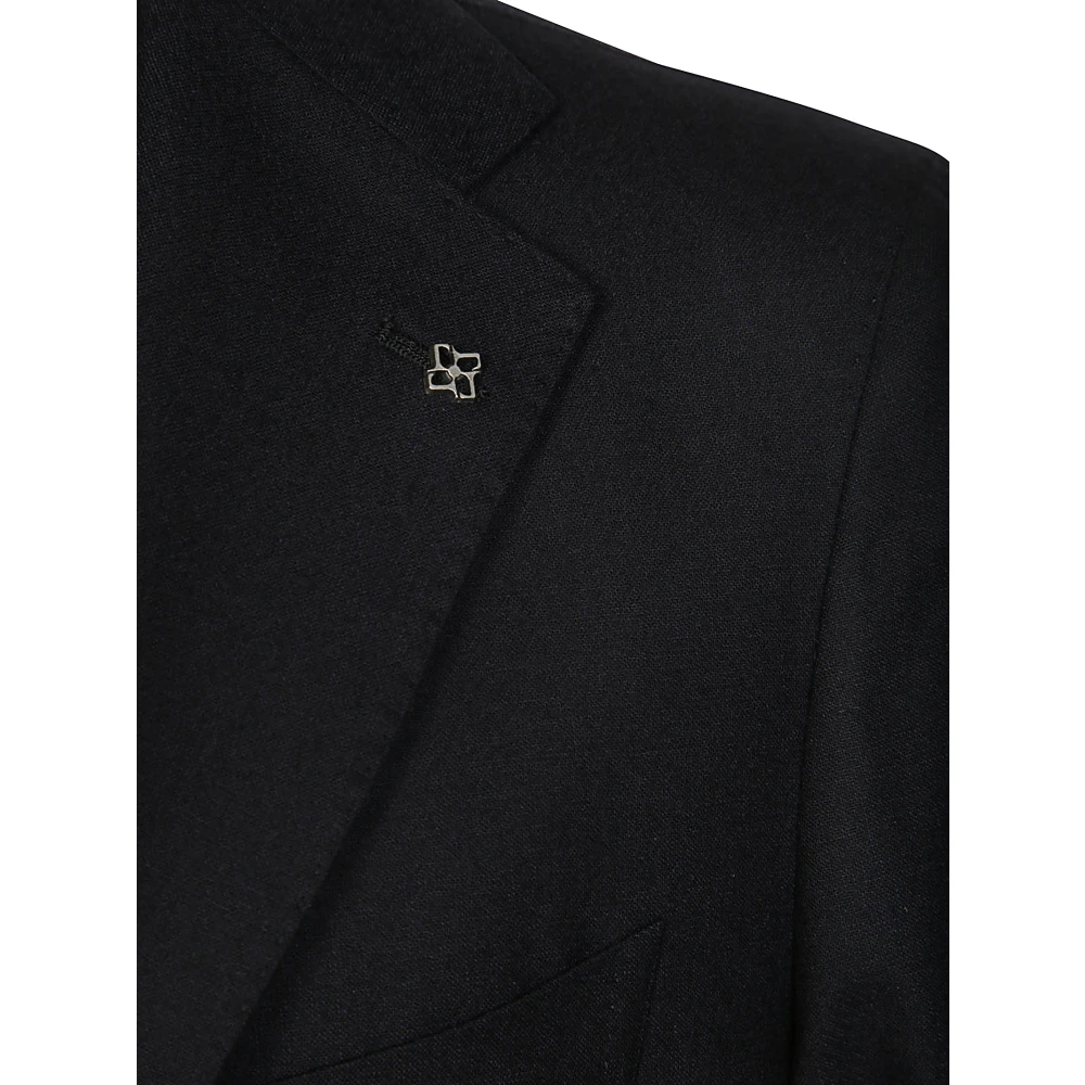 Tagliatore Enkellange Jurk Black Heren