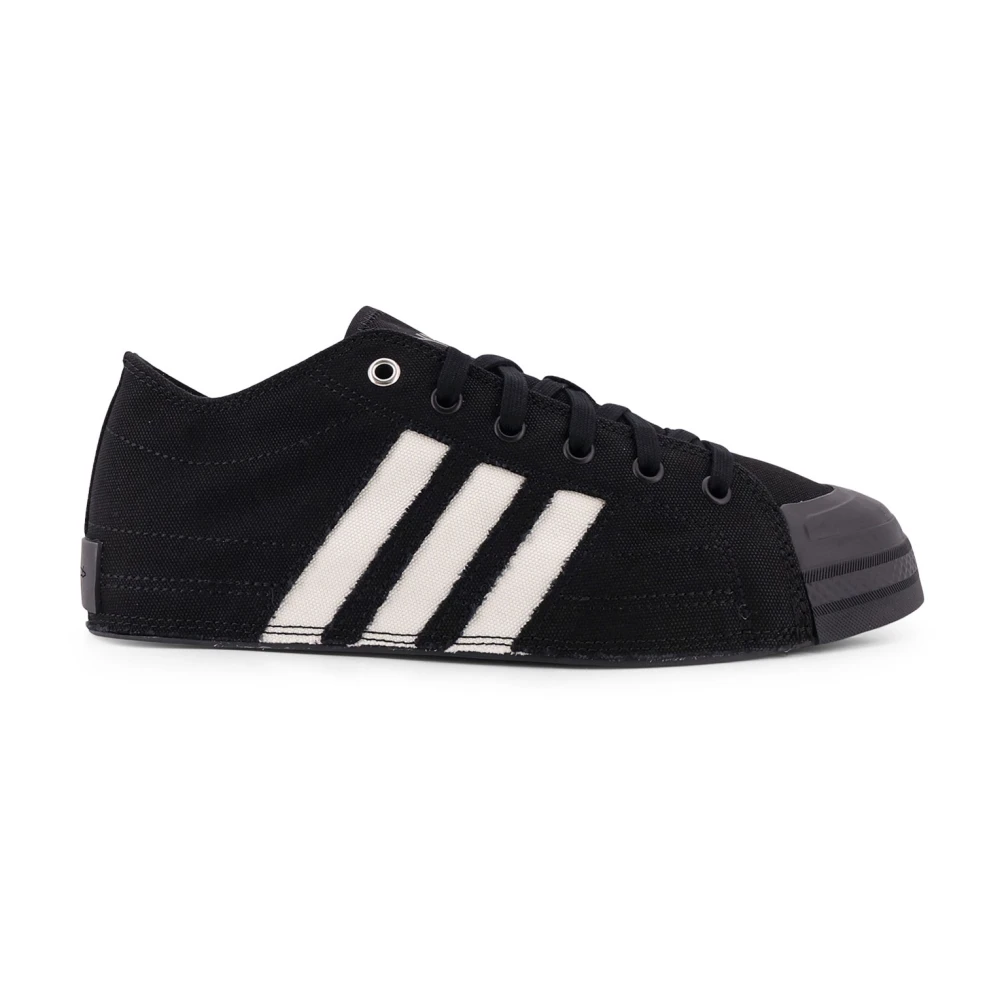 Y-3 Men's Black Nizza Lo Trainers - Sneakers - 8 Uk - Shoes