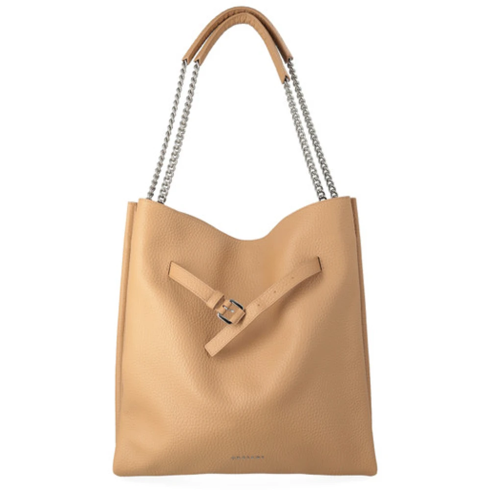 Orciani Women's Brown Shoulder Bags, One Size, Venus Hobo Soft