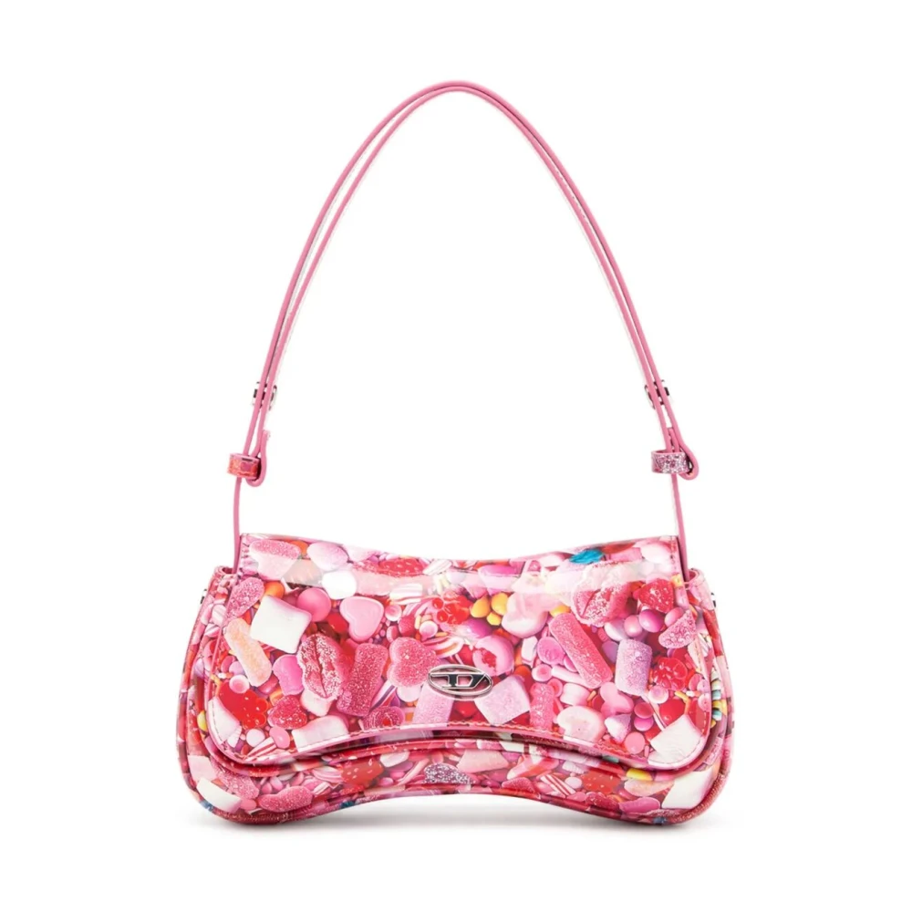 Diesel Stijlvolle Clutch voor speelse momenten Multicolor Dames