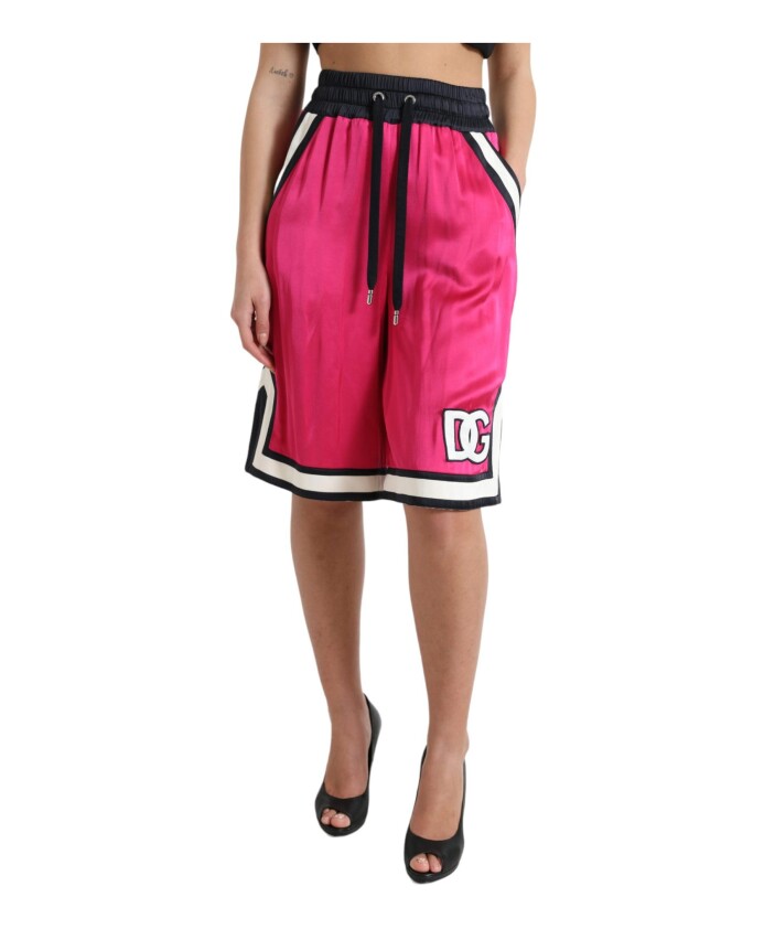 pink-high-waist-jersey-shorts