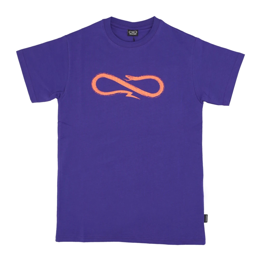 Propaganda Logo Tee Violet Korte Mouw T-shirt Purple Heren