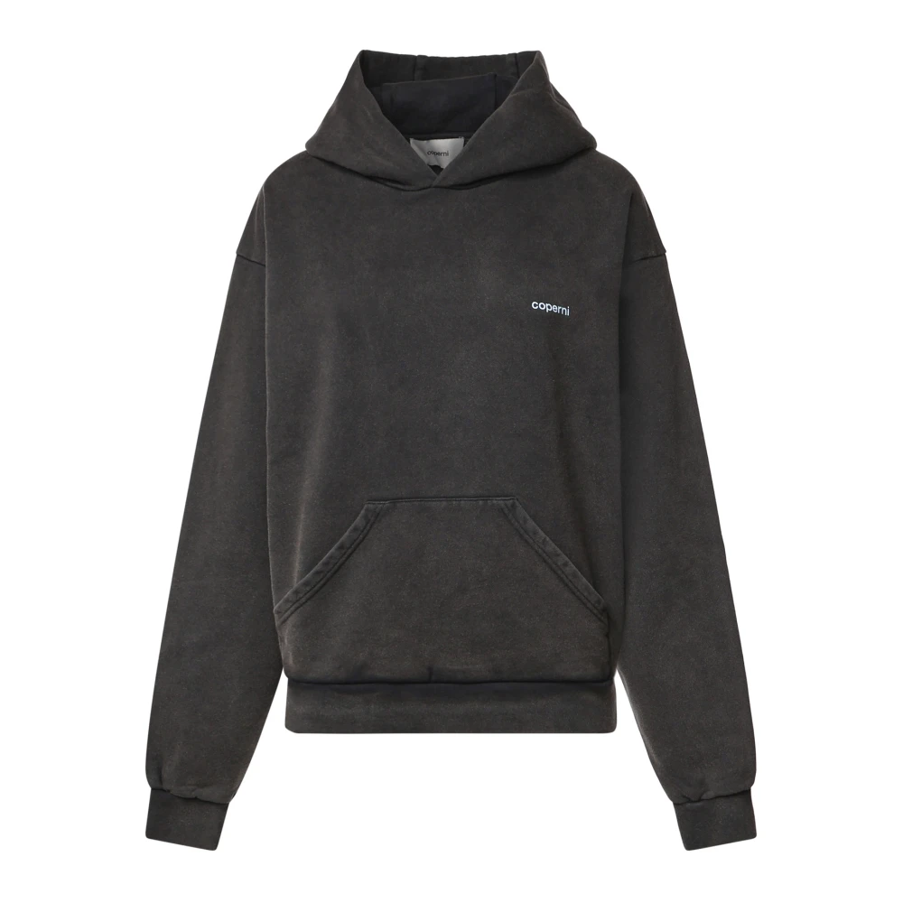 Coperni Women's Blue Washed Horn Hoodie - Image 2