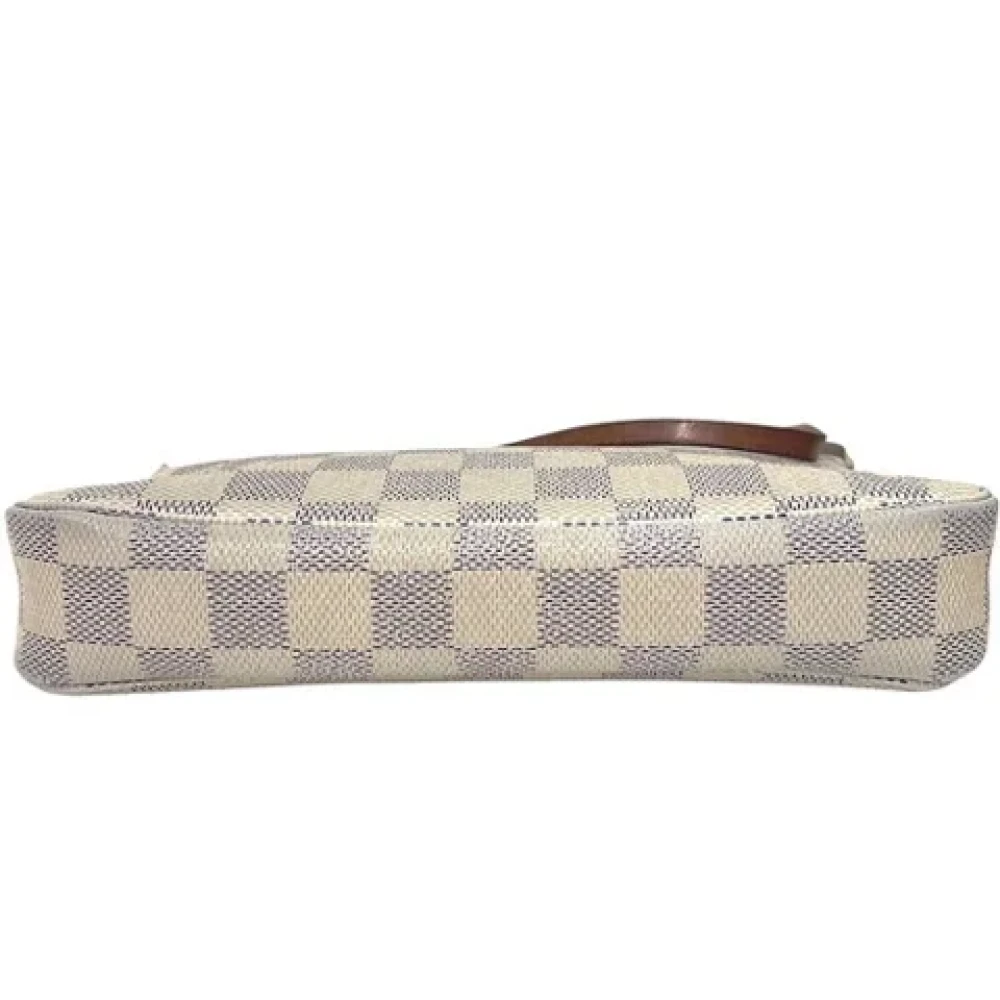 Louis Vuitton Vintage Pre-owned Canvas clutches White Dames