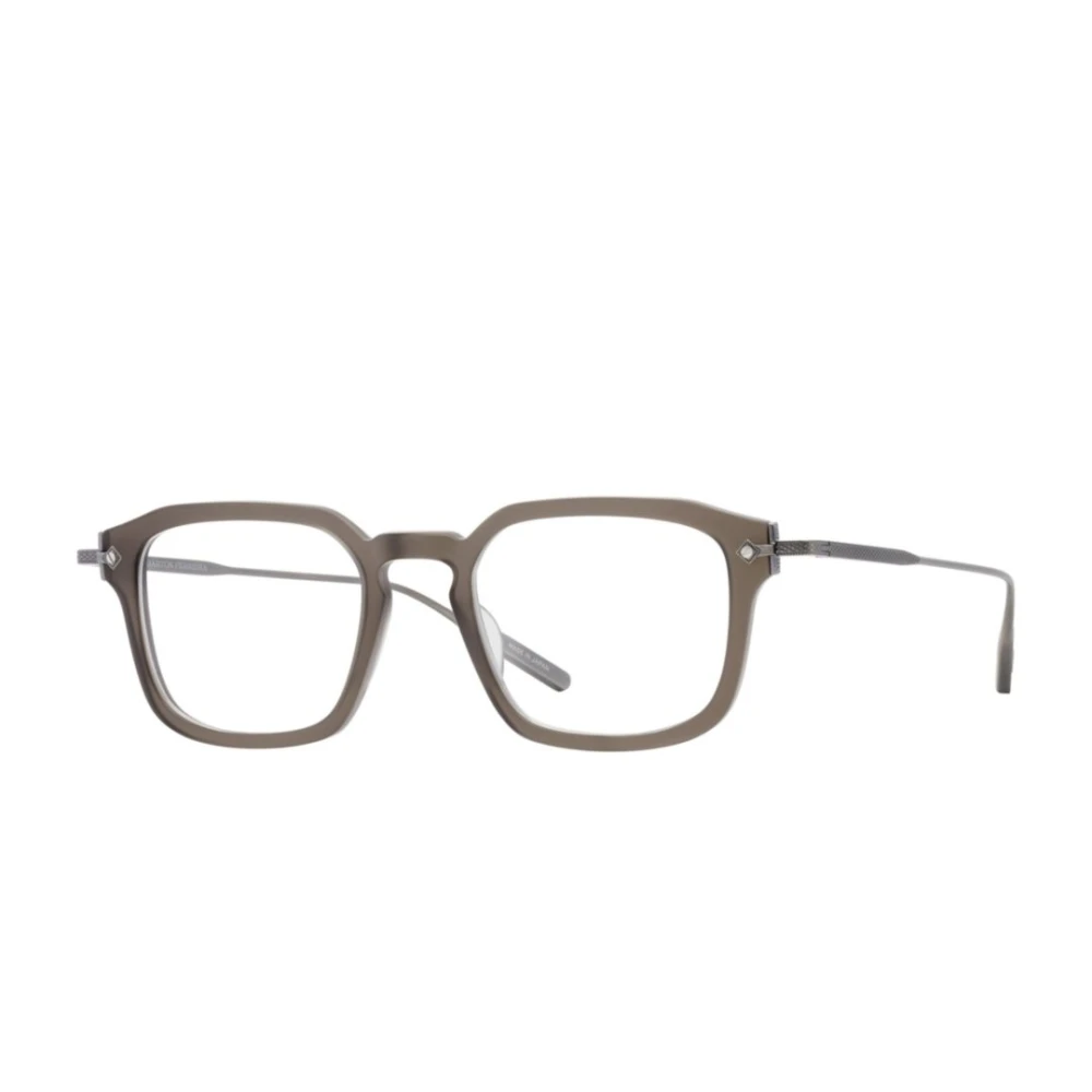 Barton Perreira Unisex Gray Glasses, 49 Mm, Nolan Rectangular Optical Frame