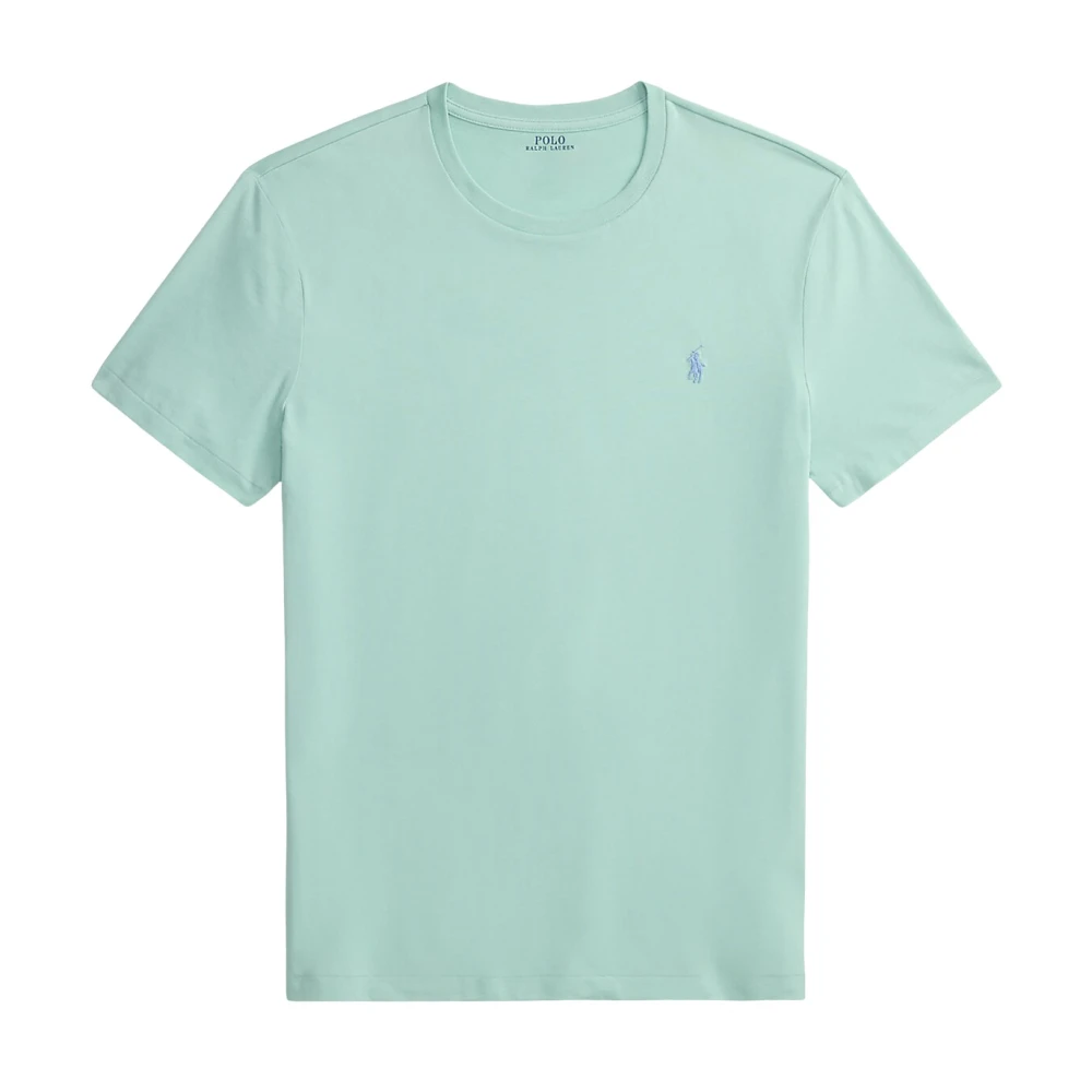 Polo Ralph Lauren Green Custom Slim Fit Jersey T-Shirt - Male - T-Shirts - L - Tops