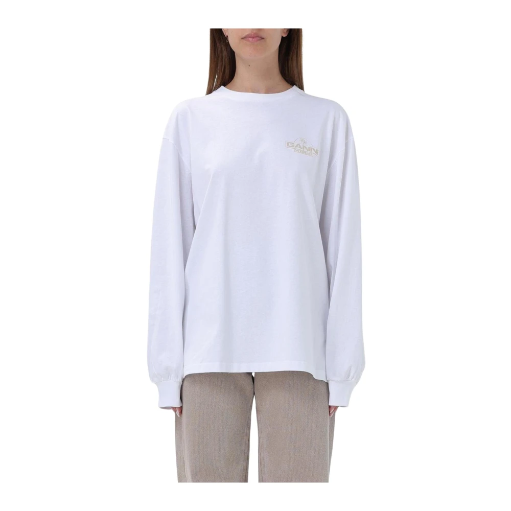 Tops > Long Sleeve Tops - - Ganni - Modalova