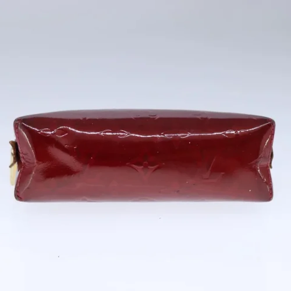 Louis Vuitton Vintage Pre-owned Leather pouches Red Dames