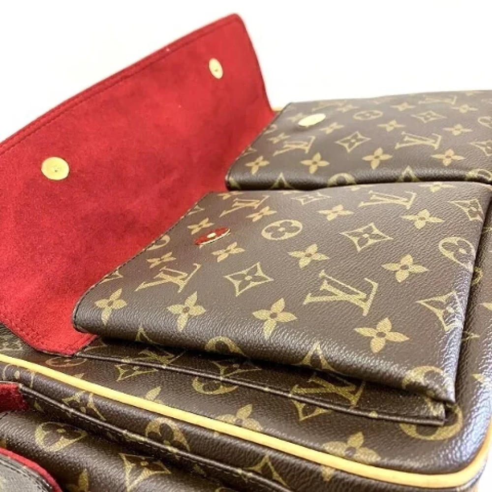 Louis Vuitton Vintage Pre-owned Canvas handbags Brown Dames