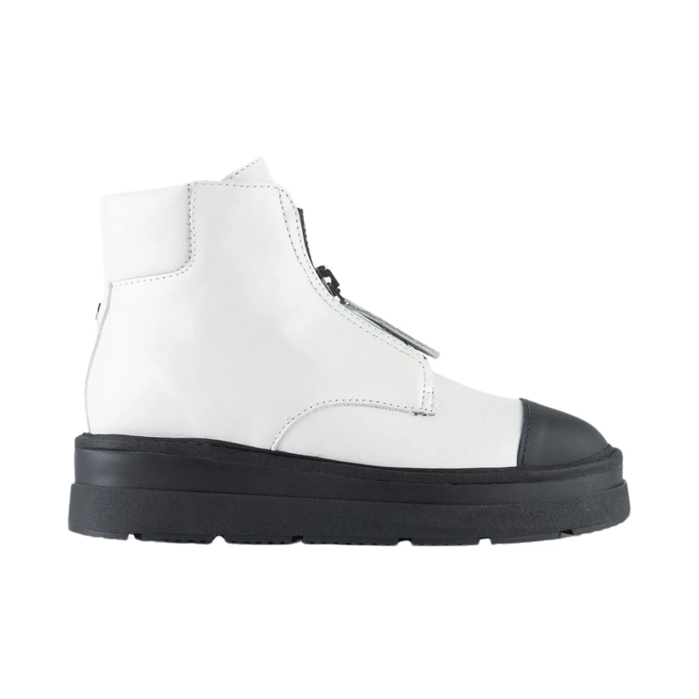 Panchic Ankle Boots White Dames