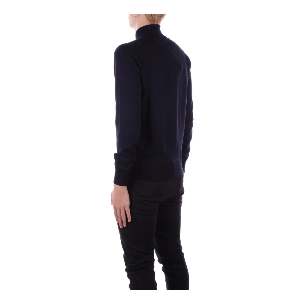 Alpha Studio Blauwe Cardigan Trui Blue Heren