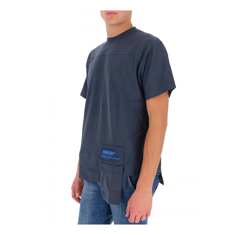 Ambush Blauw Katoenen T-Shirt voor Heren Blue Heren