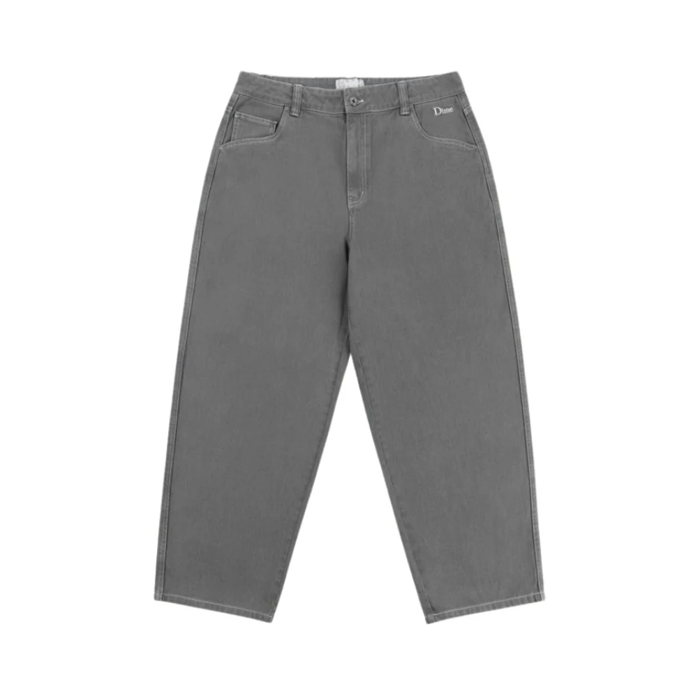 Dime Mtl Baggy Denim Broek in Donkergrijs Gray Heren