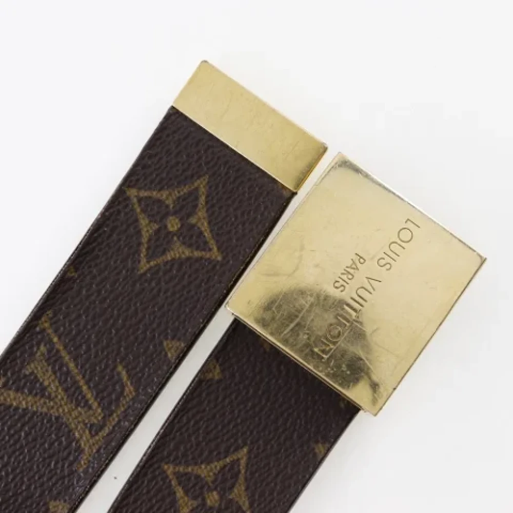 Louis Vuitton Vintage Pre-owned Canvas belts Brown Heren