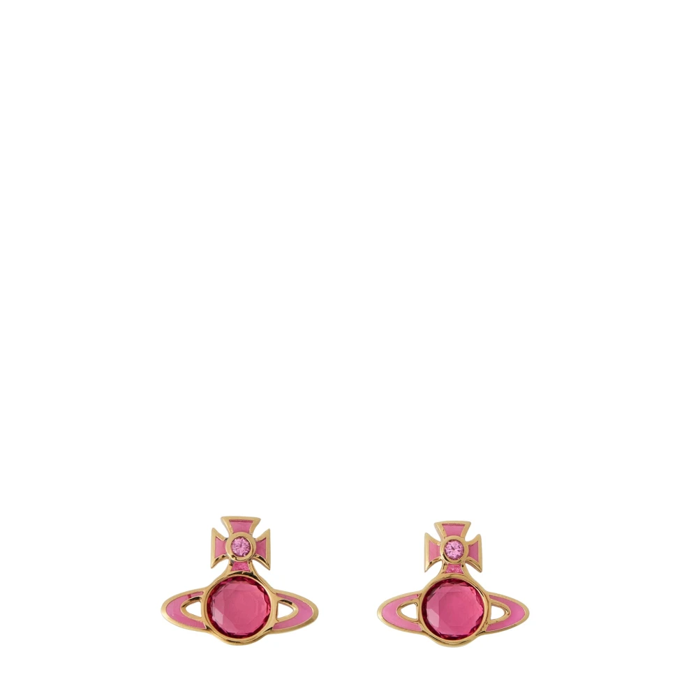 Vivienne Westwood Unisex Rosa - Beatrix Earrings, Size: One Size - Immagine 2