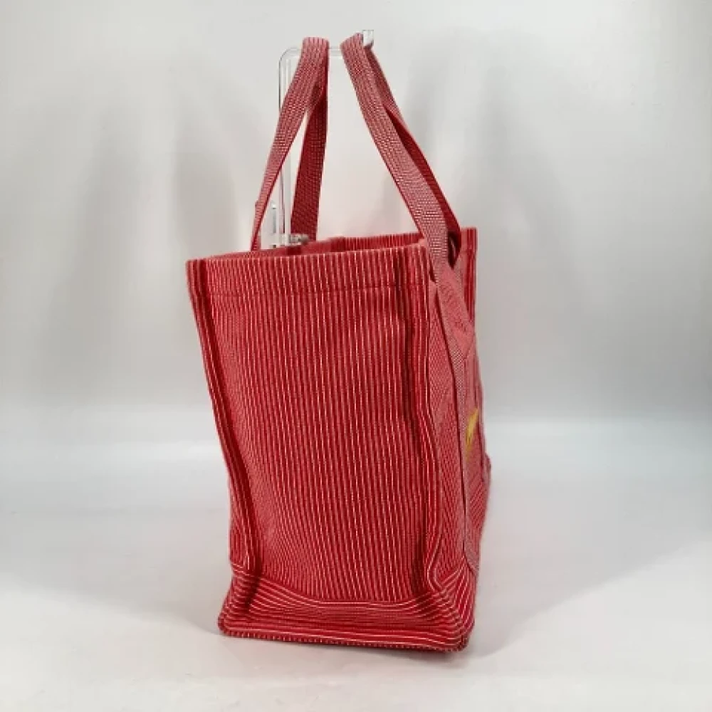 Hermès Vintage Pre-owned Canvas totes Red Dames