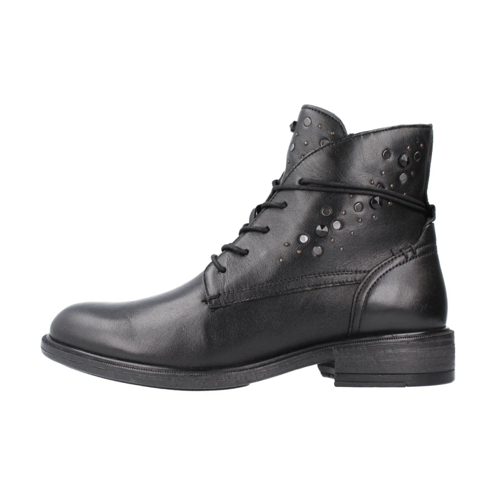 Geox Vrouw Zwart Lace-Up Boots