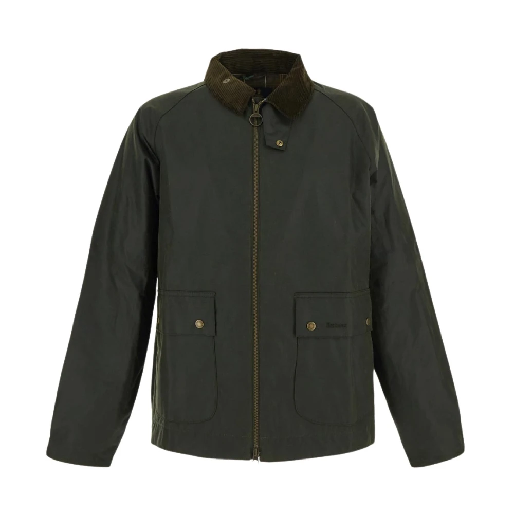 Barbour Groene waxjas met lange mouwen Green Heren