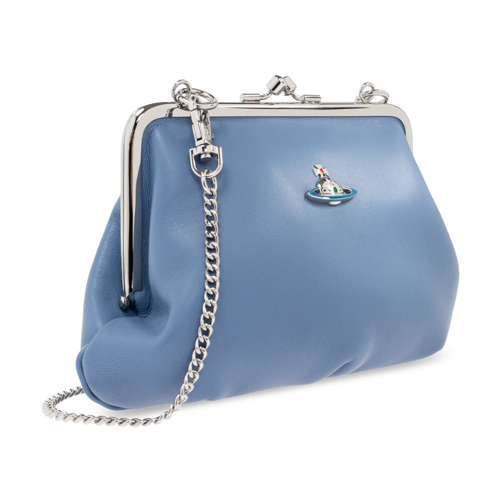 Vivienne Westwood Schoudertas Oma Frame Blue Dames