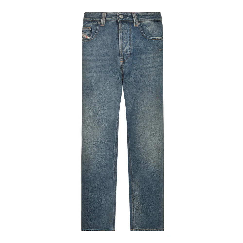 Diesel Casual Broek Blue Heren
