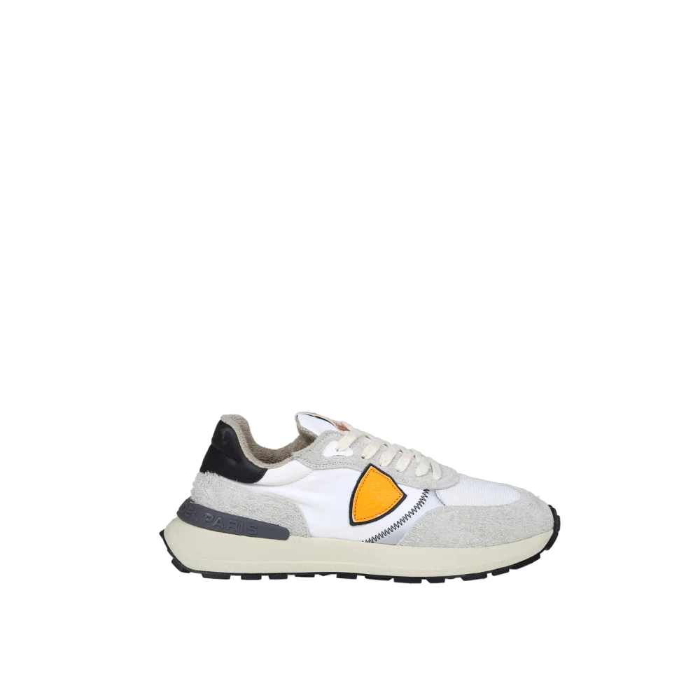 Philippe Model Stijlvolle Grijze Sneakers Heren Schoenen Veelkleurig Multicolor