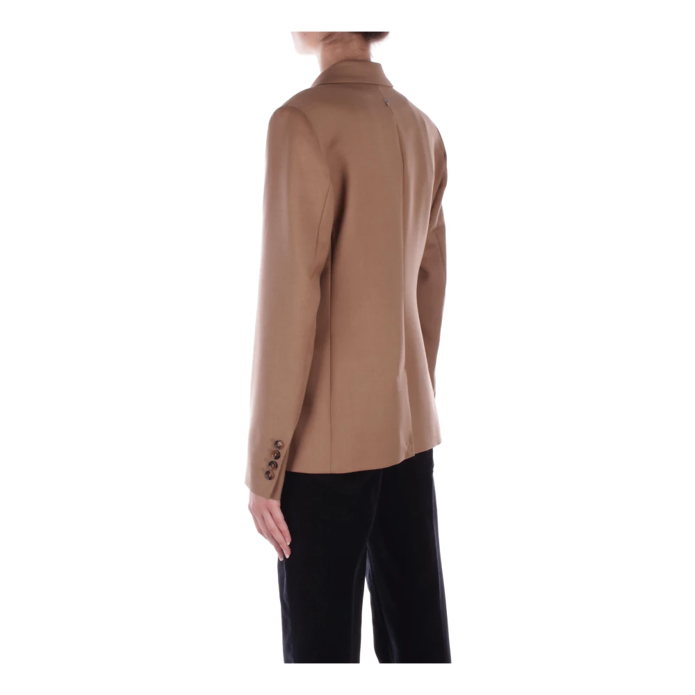 Dondup Kameeljassen met logo achterkant Brown Dames