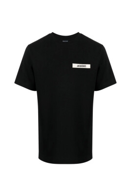 black-logo-t-shirt-gros-grain