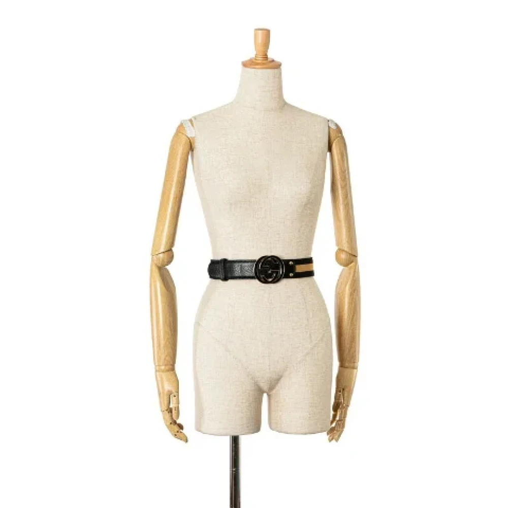 Gucci Vintage Pre-owned Leather belts Black Dames
