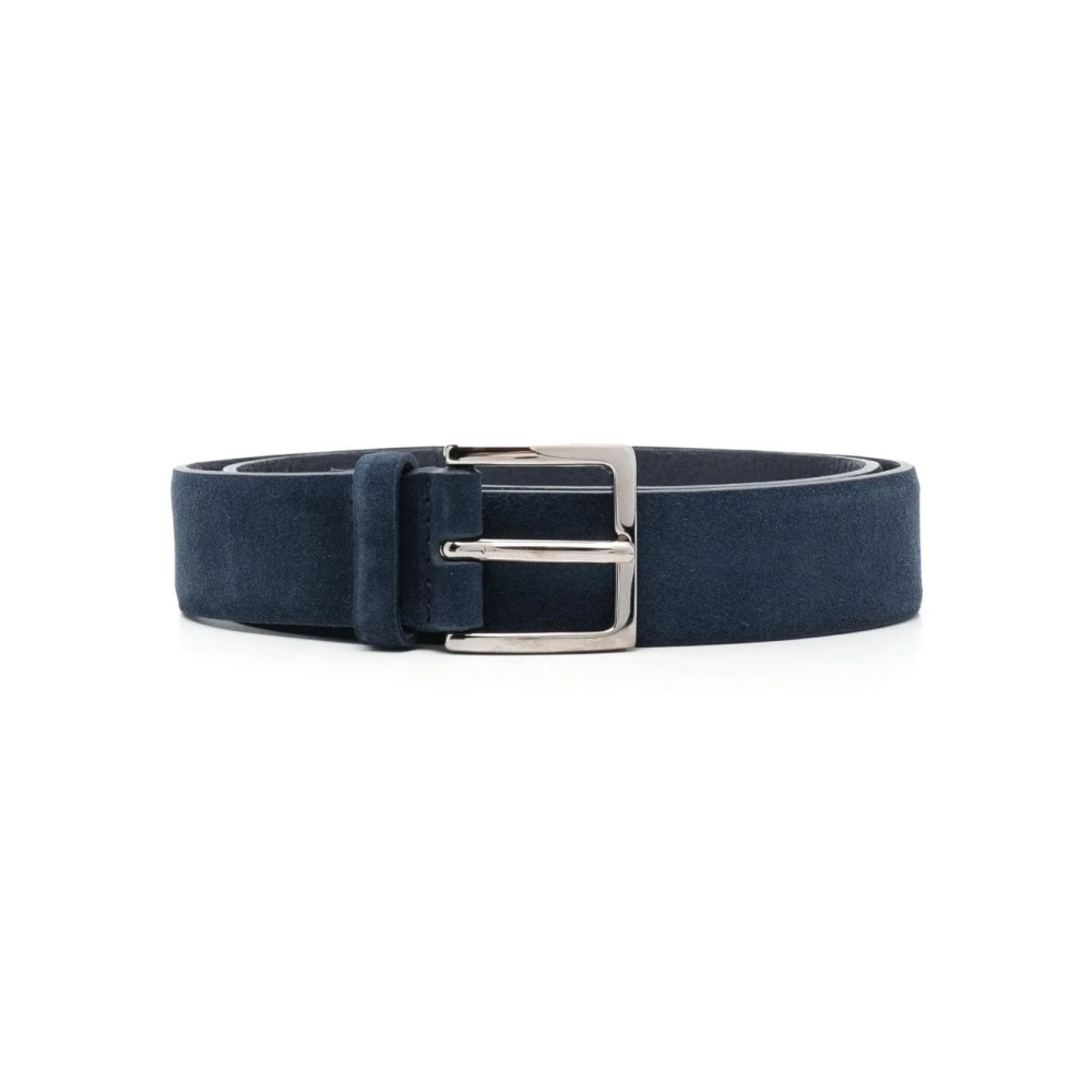 Orciani Mannelijk Blauw Heren, Accessoires, : Leer, Medium