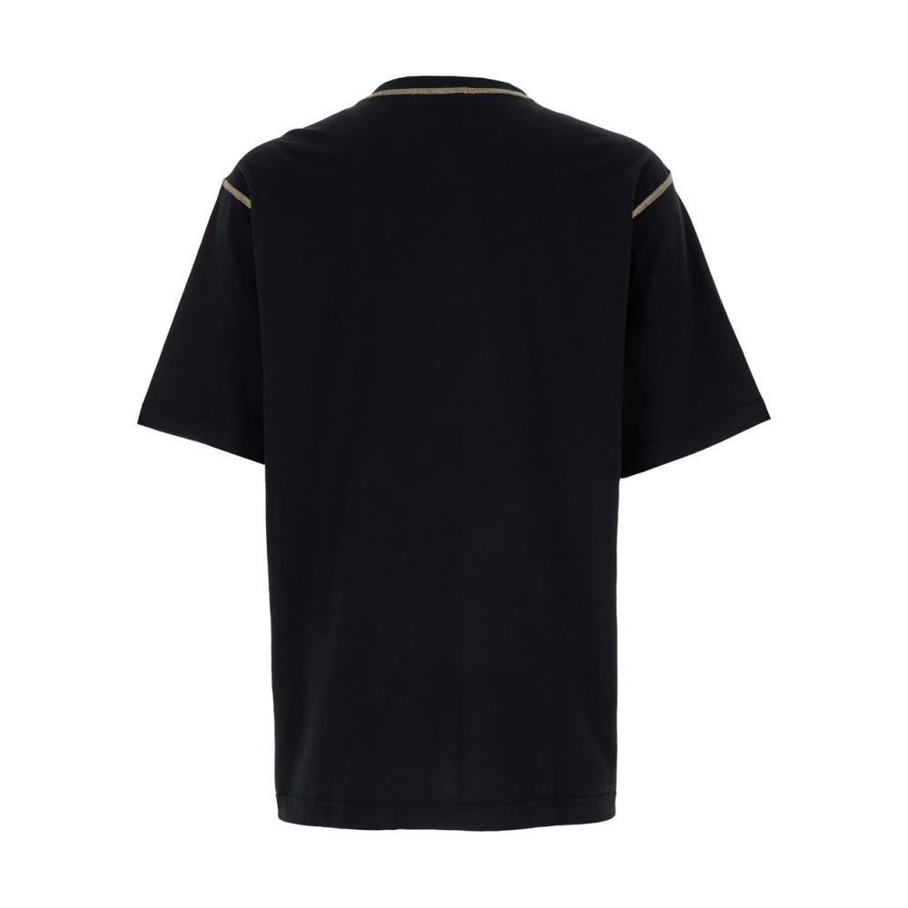 Dolce & Gabbana Zwarte T-shirts en Polos Jersy Regular Black Heren
