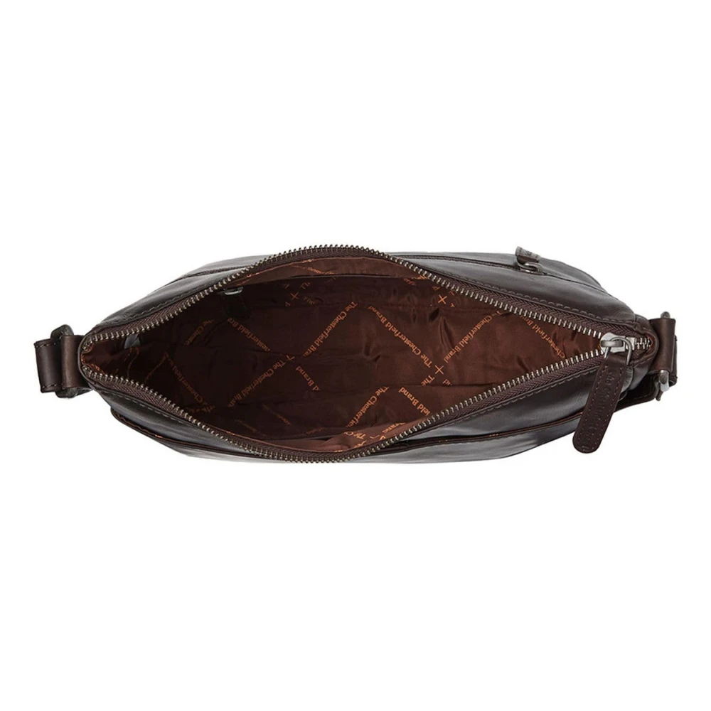 The Chesterfield Brand Stijlvolle Henderson Bruine Schoudertas Brown Dames
