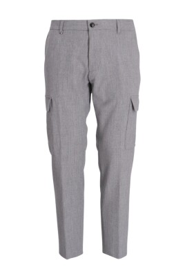 pantalon-cargo-en-laine-melangee-gris