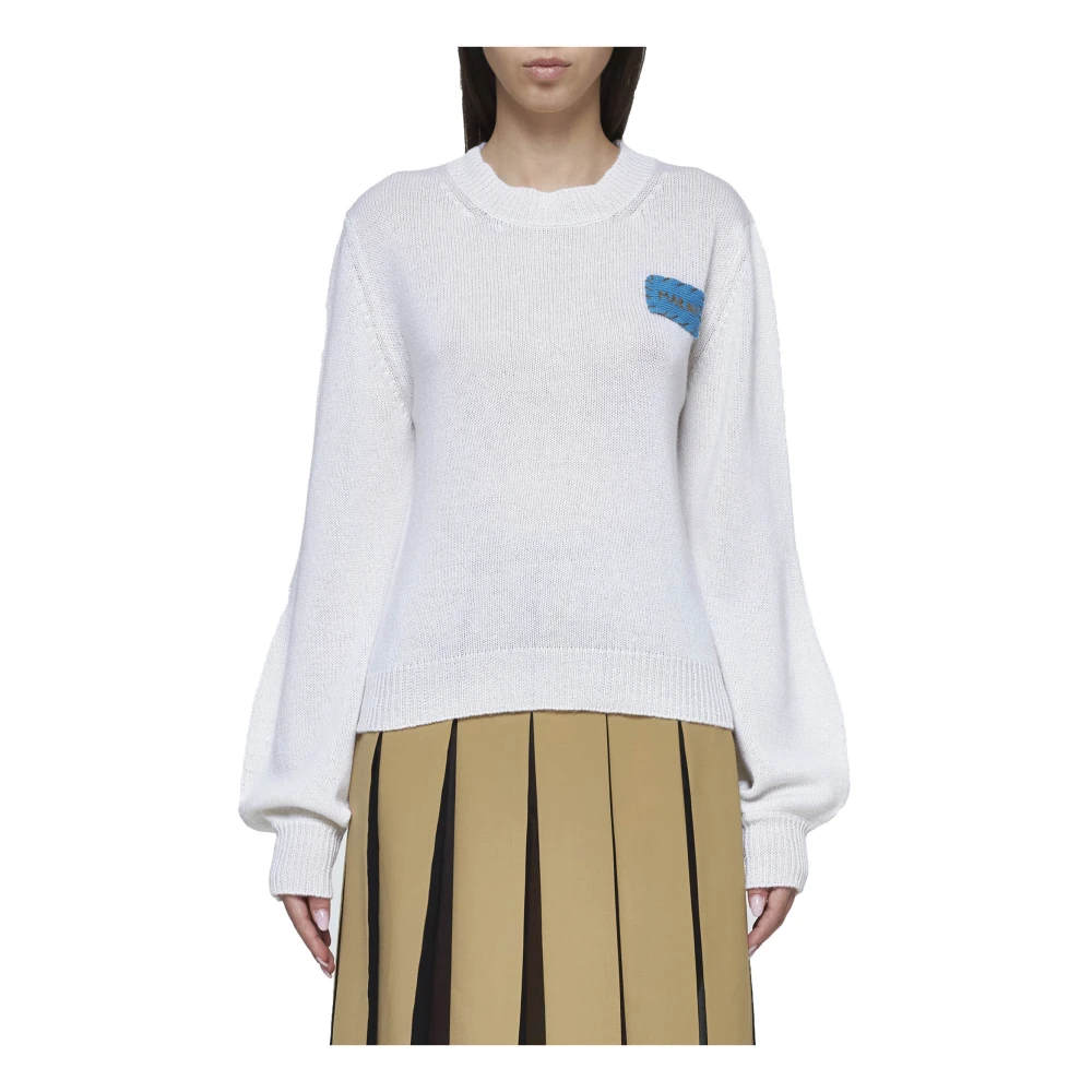 Marni Trendy Sweater Selection White Dames
