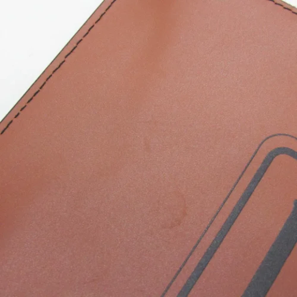 Dior Vintage Pre-owned Leather clutches Brown Dames